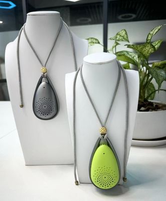 Сертифицированный FCC носимый очиститель воздуха с батареей мощностью 850 мАч и низким уровнем шума < 20 дБ